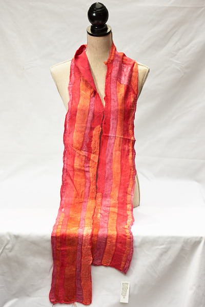 Hand crafted nuno fiber art created by Melinda LaBarge