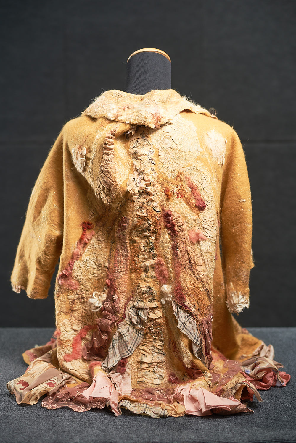 Hand crafted nuno fiber art created by Melinda LaBarge