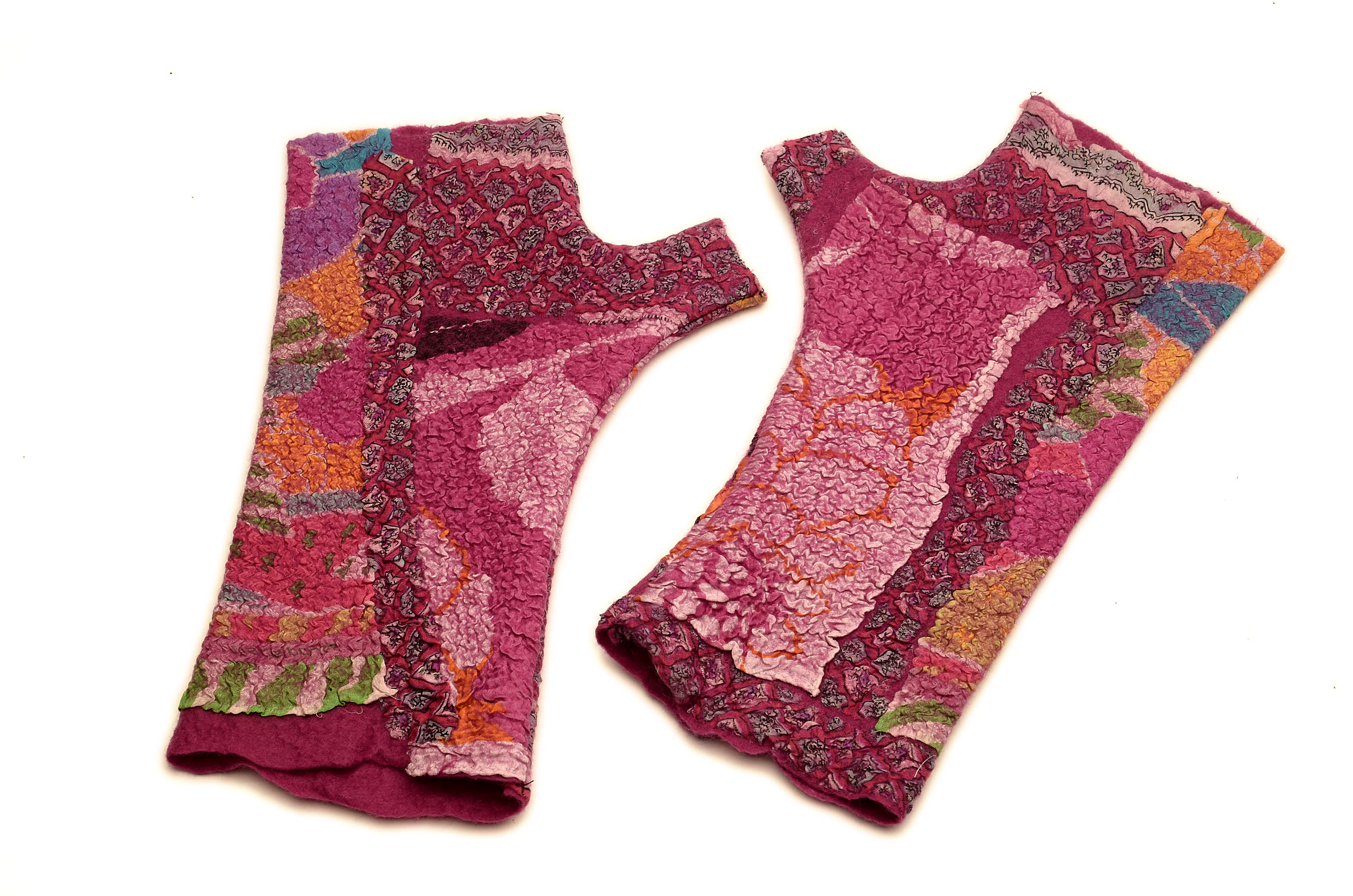 Hand crafted nuno fiber art created by Melinda LaBarge