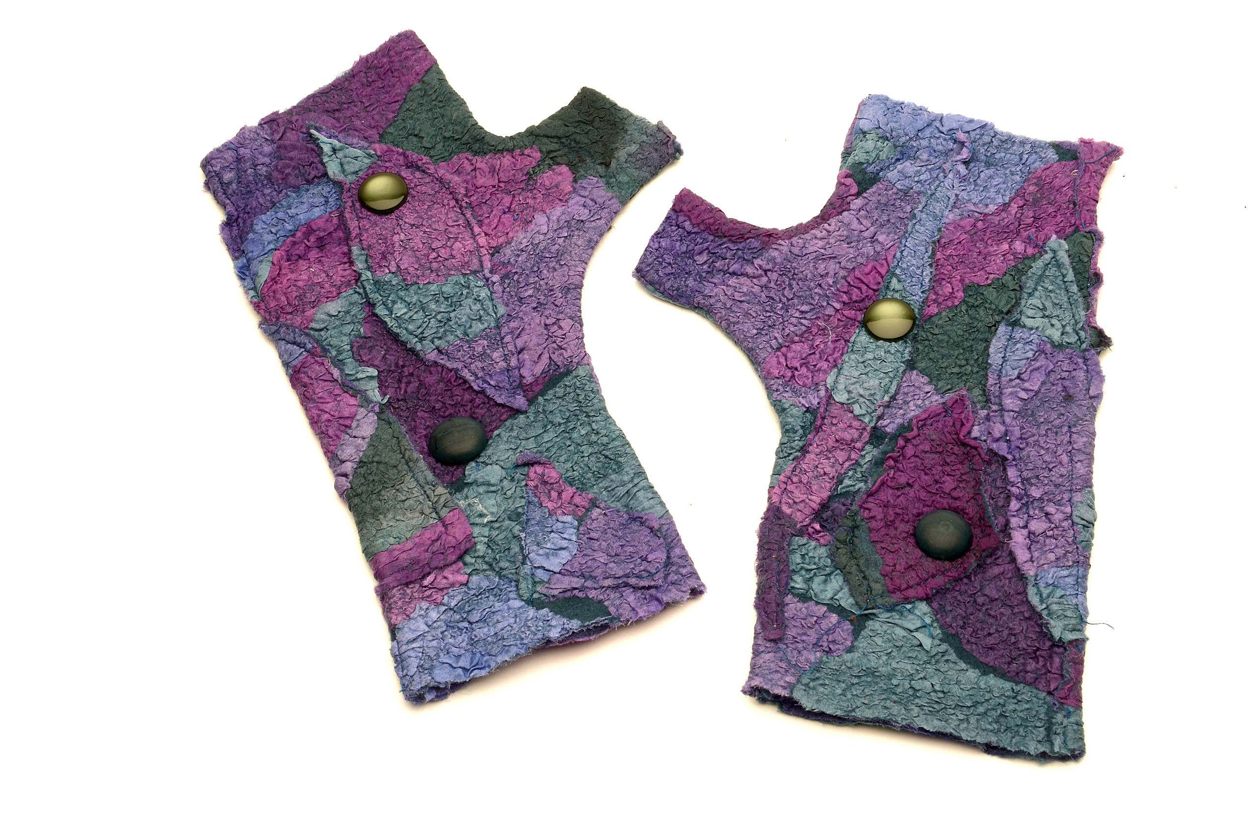 Hand crafted nuno fiber art created by Melinda LaBarge