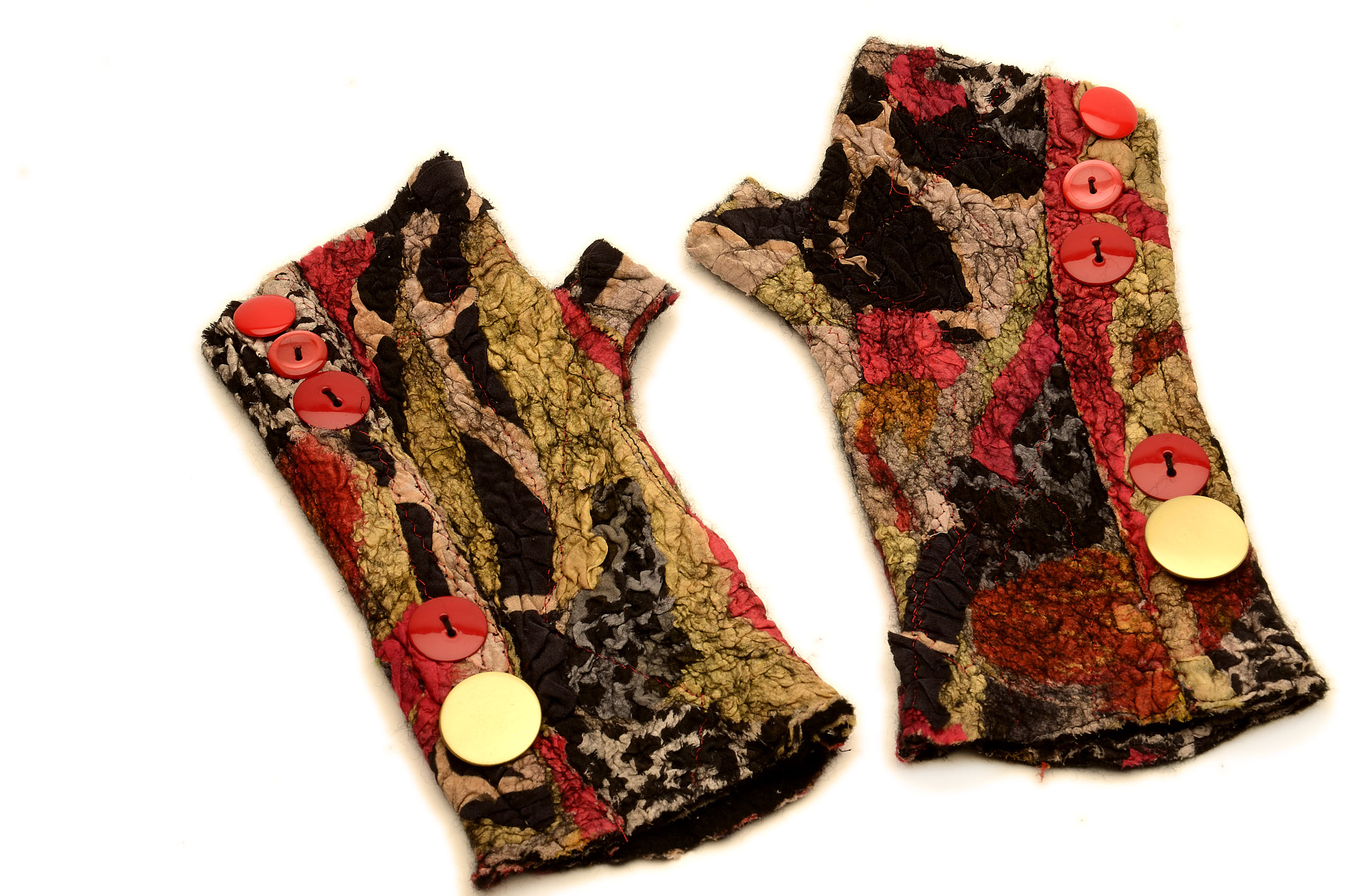 Hand crafted nuno fiber art created by Melinda LaBarge