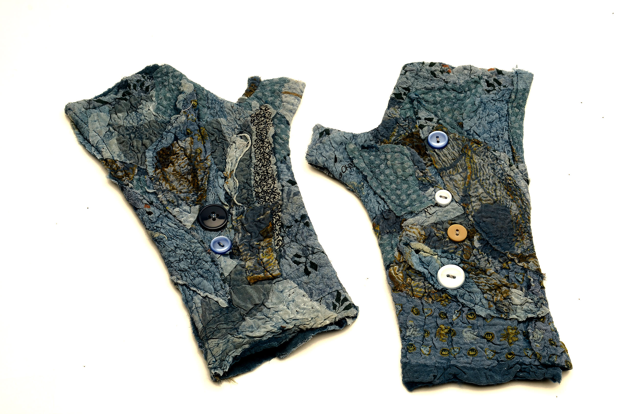 Hand crafted nuno fiber art created by Melinda LaBarge